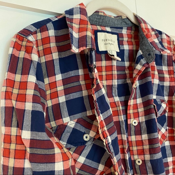 Forever 21 Plaid Shirt - Picture 6 of 12